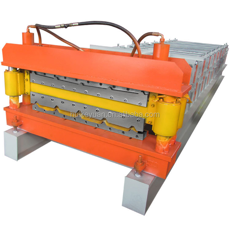 Roof tile double layer steel sheet bending machine