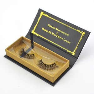 Cils magnétiques réutilisables Propre Marque en soie faits à la main/fiber/cils de vison 3D bande de Soie cils - Product Image 6