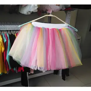 Jin Dance Wholesale Kids Girls Ballet Dance Wear Skirt Cheap Rainbow TUTU