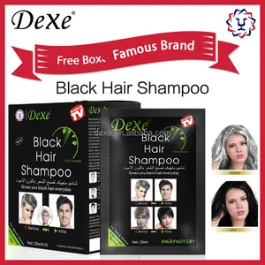 Shampoo de henna para cabelo, shampoo preto de henna para cuidados capilares