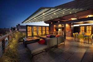 Design moderne PVC En Aluminium Rétractable Stores Pare-Soleil avec LED Lumière - Product Image 6