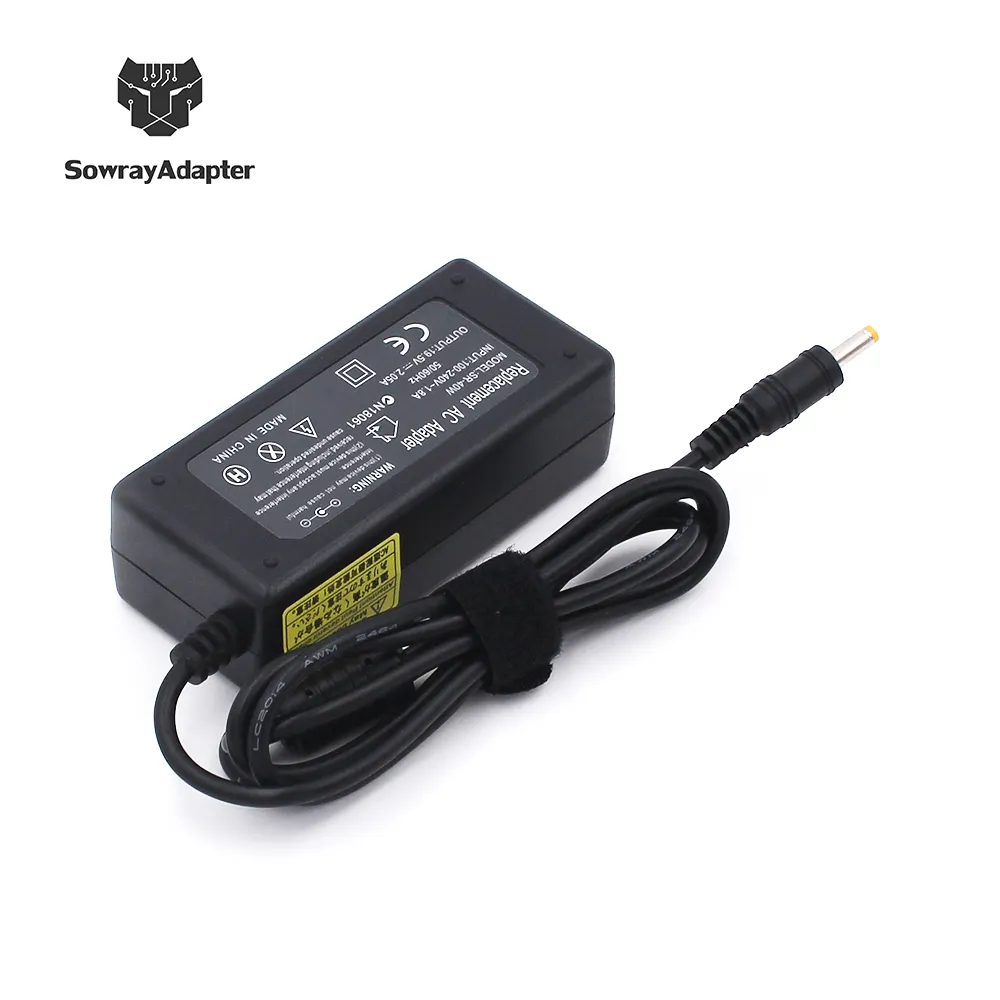 Replacement laptop ac adapter 40w for hp adaptor 19v 2.05a