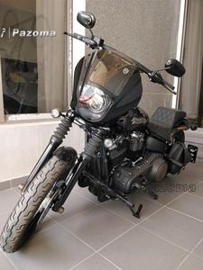 PAZOMA Super Plastique ABS Carénage De Phare de Moto avec Pare-Brise pour Harley Davidson Fer 883 XL883N FXR <span class=keywords><strong>Dyna</strong></span> - Product Image 2