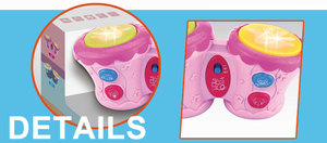 Bébé musical jouet heureux <span class=keywords><strong>africain</strong></span> rose tambour - Product Image 3