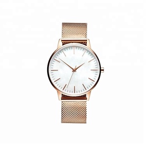 Orologio <span class=keywords><strong>da</strong></span> <span class=keywords><strong>Donna</strong></span> OEM Moderno e Alla Moda, Impermeabile, con Cinturino Sottile, Oro Rosa, Movimento al Quarzo - Product Image 1