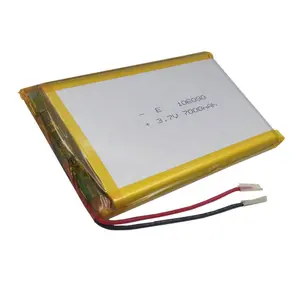 可充电锂离子 lipo 聚合物电池 106090 3.7 V 7000 mAh