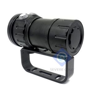 Trắng Đỏ/ánh sáng màu xanh dẫn lặn Đèn pin ảnh điền ánh sáng 18650 pin nhiếp ảnh lặn đèn - Product Image 5