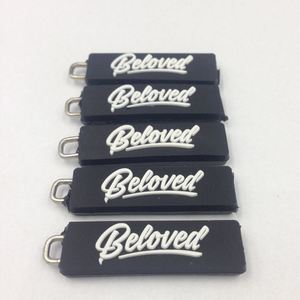 Thiết Kế Tùy Chỉnh PVC Cao Su Dây Kéo Kéo Với Logo Cá Nhân - Product Image 1