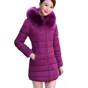 YSMARKET XL-7XL सर्दियों लंबे समय में सबसे ऊपर महिलाओं के फैशन जिपर कपास गद्देदार कोट महिला मोटी कपड़े प्लस आकार नीचे जैकेट E6580