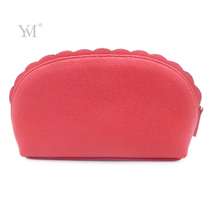 Mode personnalisé fermeture à glissière rouge pochette sac cosmétique usine directe Offre Spéciale élégant cadeau sacs de maquillage - Product Image 4