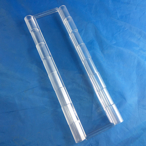 Porte anti-effraction moderne en polycarbonate transparent, volet roulant transparent en PC, style design moderne - Product Image 3