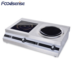 Proveedor de Guangdong, <span class=keywords><strong>Placa</strong></span> de Cocina de Inducción <span class=keywords><strong>Doble</strong></span> Eléctrica de 5000W con Certificación CE, Resistente al Agua - Product Image 4