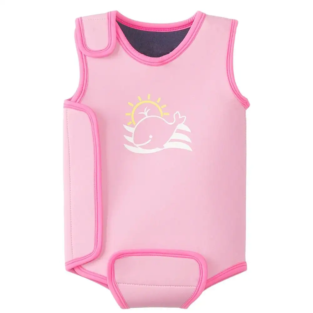 Toddler Swimsuit Baby Swimwear Infant Warm soft Neoprene Wetsuit Boys Girls Swim Vest UPF 50+ for training