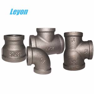 Leyon FM UL Tee negro accesorios de tubería de hierro maleable Plomería - Product Image 6