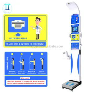 Ultrasound heigh measure professional body fat analyzer with printer