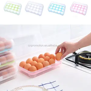 15 Lỗ Trứng PP Gấp Egg Lưu Trữ Box Nhựa Hộp Trứng