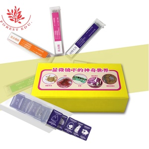 Diapositivas preparadas Caja de regalo Cabeza vertical Microscopio introductorio para estudiantes - Product Image 2