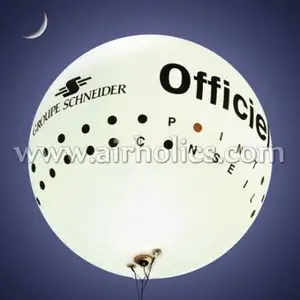 Mengubah warna cahaya balon, Besar balon helium, Pvc dipimpin balon untuk iklan