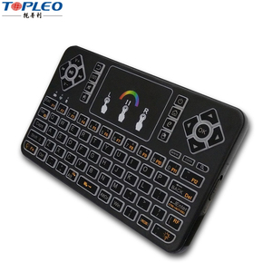 Construcción 2.4 GHz arco iris de colores de luz de fondo led android teclado usb conveniente para ver <span class=keywords><strong>la</strong></span> TELEVISIÓN en <span class=keywords><strong>la</strong></span> noche - Product Image 2