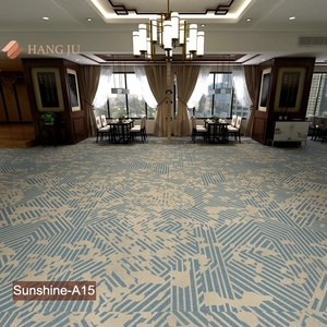 Alfombra de Hotel de 10mm de grosor con estampado de nailon, alfombra morada para salón de banquetes, nuevo diseño, serie Shanghai Hangju Sunshine - Product Image 6