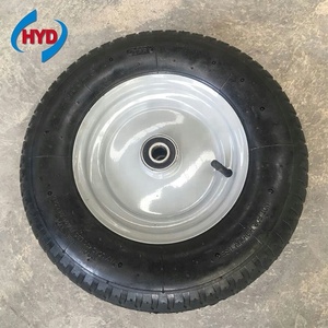 Nueva rueda de goma neumática 3,50-8 para carro plegable neumático de goma de transporte duradero - Product Image 6