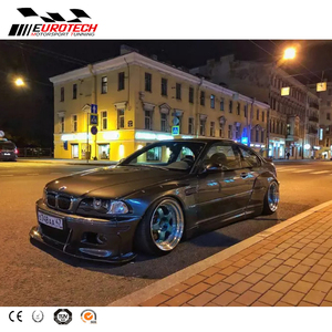 1998-2006 Bm E46 4D /2D 3 Serie M3 Rocket Bunny Stijl Wide Body Kit Wielkasten Breed bogen Frp Materiaal Kit