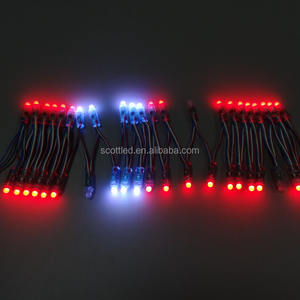 DMX512 Full color <strong>RGB</strong> <strong>led</strong> <strong>pixel</strong> light with <strong>DMX</strong> <strong>control</strong> 50pcs a string,waterproof IP68;Round Shape - Product Image 1