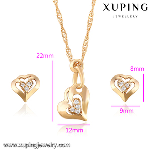 Conjuntos de joyería de alta calidad bañados en oro africano, venta al por mayor, 64008 - Product Image 3