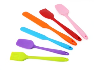 Herramientas de cocina <span class=keywords><strong>para</strong></span> hornear, accesorio de cocina <span class=keywords><strong>para</strong></span> barbacoa, espátula de silicona de fácil limpieza y juego de pinceles, 6 piezas - Product Image 5