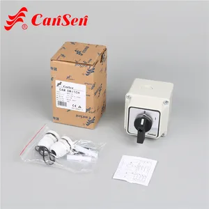 LW26-20 0-1 4P IP65 High Quality Wholesale New Style Dc/ac 4 Pole 3 Position Rotary Switch