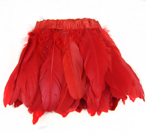 Plumes d'oie nouveau teint, plumes d'oie, frange pour vêtements, robes, garniture de vêtements, vente en gros - Product Image 1