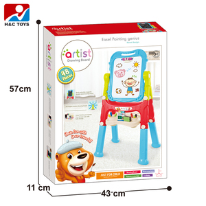 Juguetes Educativos de Plástico para Niños, Pizarra Magnética de Doble Cara con Soporte - Product Image 3