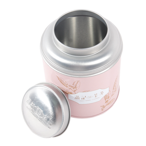 Cao Chất Lượng <span class=keywords><strong>Fine</strong></span> Màu Hồng Xinh Đẹp Trà Cà Phê Thực Phẩm Bao Bì Hộp Thiếc Với Bên Trong Nắp - Product Image 3