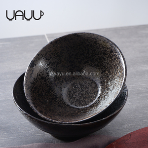 Tazones de Ramen Negros Vintage de FENN Japan, Tazones de Fideos Coreanos de Porcelana Personalizados, Tazones de Cerámica para Ensaladas para el Hogar y la Cocina - Product Image 2