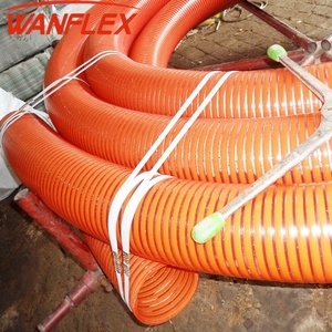 2 Inch 10 Inch Orange Spiral Suction PVC Pipa Selang