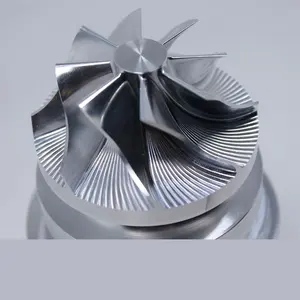 Alta velocidade dadesin personalizado peças do carro cnc machling cnc turbo-jato impeller do motor