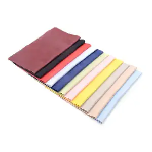 Bulk packing pure color Microfiber Glasses wiping Cloth with jugged edge