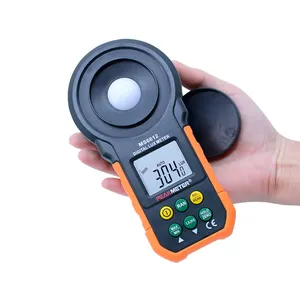 Medidor de Lux Digital analógico, medidor de rango de medida automático/Manual con rango de 0-200.000 Lux, PM6612