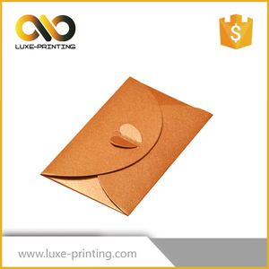 <span class=keywords><strong>Sobres</strong></span> de papel de color personalizado impreso barato de diseño hecho a mano - Product Image 1