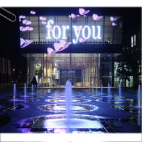 Écran transparent de rideau en maille de HD LED pour construire l'affichage extérieur de la publicité de P3.91mm LED