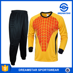 Cheap least wholesale Yellow Goalkeeper of Football Uniforms - Product Image 4