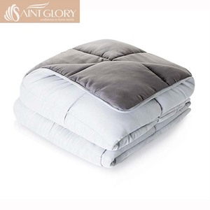 Solid Polyester Microfiber Peach Skin Custom Comforter Set <strong>Bedding</strong>/ Duvet - Product Image 3