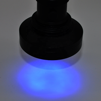 Lampe torche UV noire 10W avec logo personnalisé CLOVER, 395nm, détecteur d'urine d'animaux et de scorpions, lampe torche LED UV 100, alliage d'aluminium