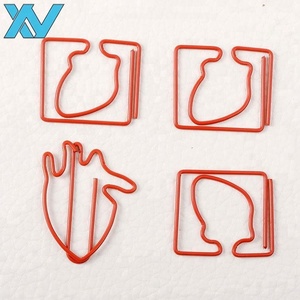 Tùy chỉnh OEM thiết kế organ khuyến mại quà tặng đầy màu sắc nhựa Thận <span class=keywords><strong>shape</strong></span> giấy <span class=keywords><strong>clip</strong></span> - Product Image 4