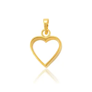 Xuping-Colgante de oro con forma de corazón, diseño moderno, simple, 34283