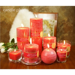 Fábrica de mecha de algodón cilíndrica cera perfumada Pilar vela básica para el hogar, boda <span class=keywords><strong>deco</strong></span>, bar - Product Image 2