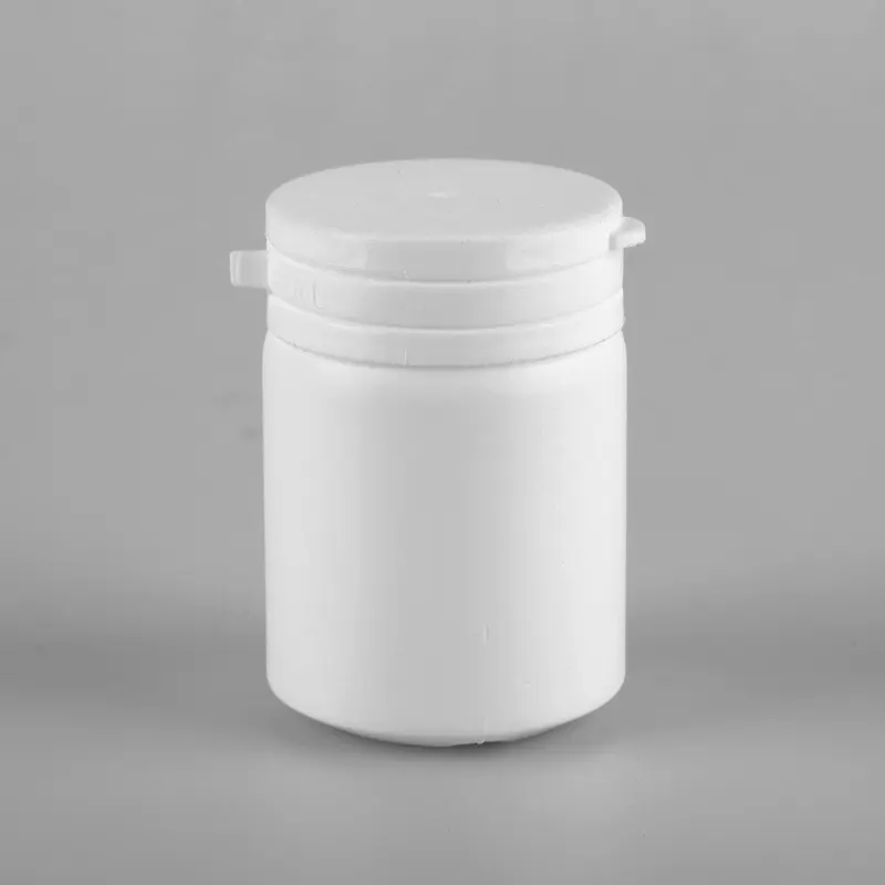 Weiß hdpe pille kunststoff flasche mit tamper proof cap