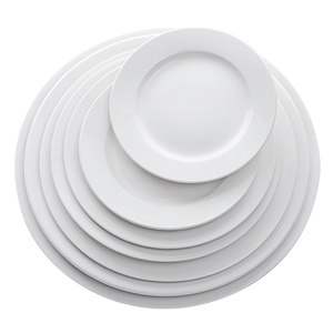 Restaurant 10&quot; Ceramic <strong>Bulk</strong> Underplates White <strong>Dinner</strong> <strong>Plates</strong> for Restaurant <strong>Plate</strong> Porcelain White