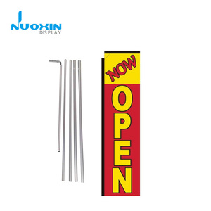 Quảng Cáo 11ft <span class=keywords><strong>110G</strong></span> Đan <span class=keywords><strong>Polyester</strong></span> Hình Chữ Nhật Lông Cờ Với J-cờ <span class=keywords><strong>Banner</strong></span> - Product Image 4