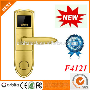 seguridad cerradura de la puerta para <span class=keywords><strong>el</strong></span> hotel de aleación de zinc con color <span class=keywords><strong>dorado</strong></span> correderas cerradura de la puerta - Product Image 1